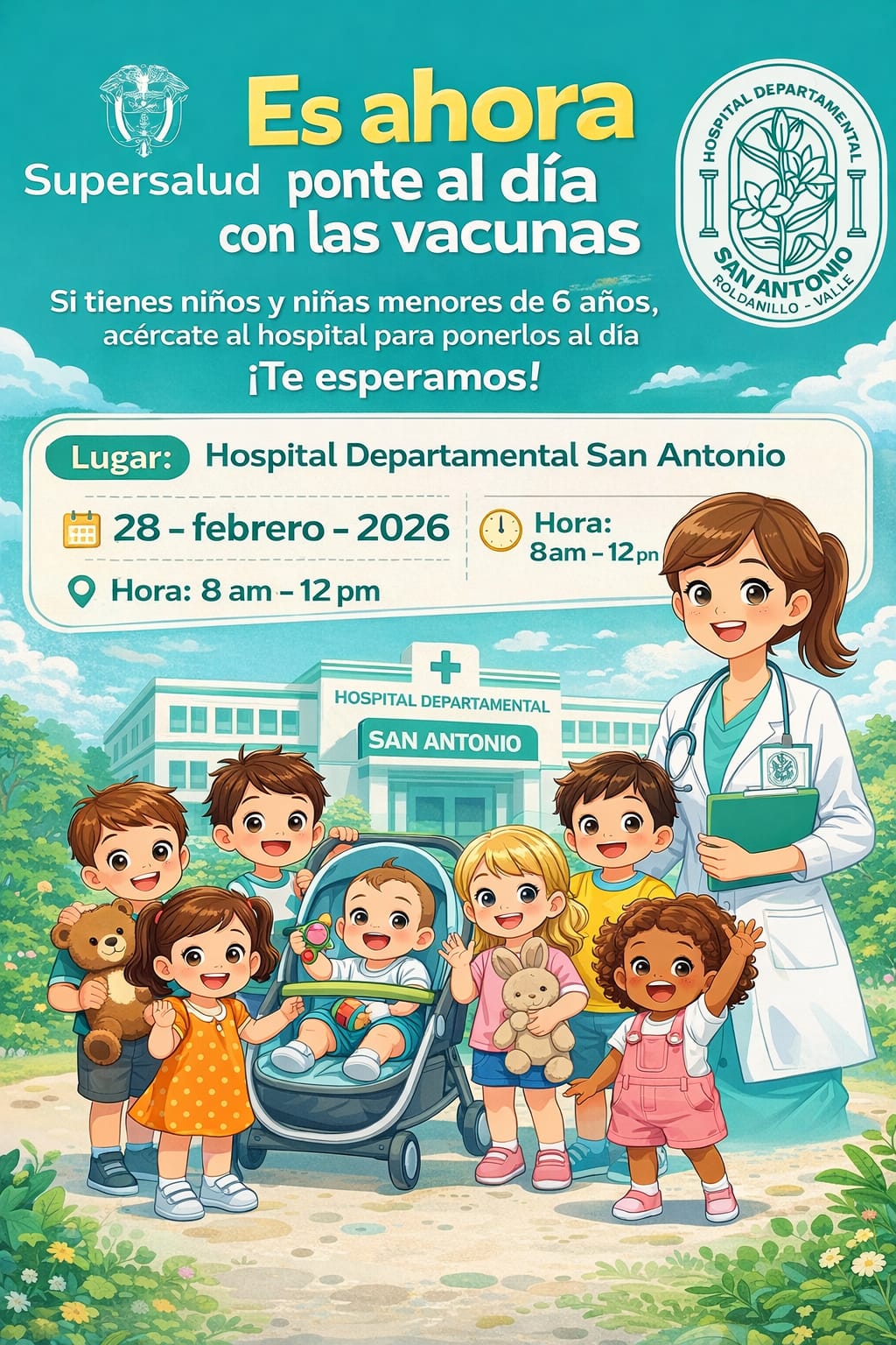 Te esperamos - Ponte al día con las vacunas