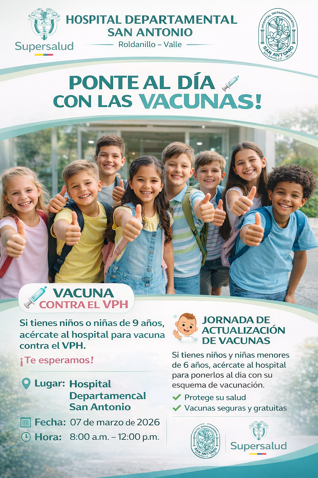 Aviso de Jornada de Vacunación