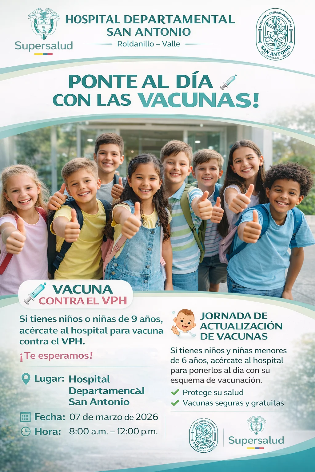 Aviso de Jornada de Vacunación