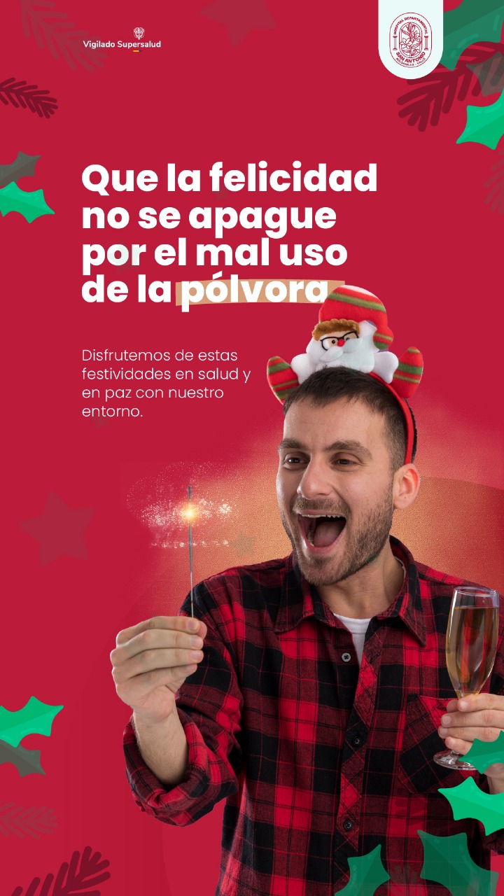 Felices Fiestas les desea el Hospital Departamental San Antonio