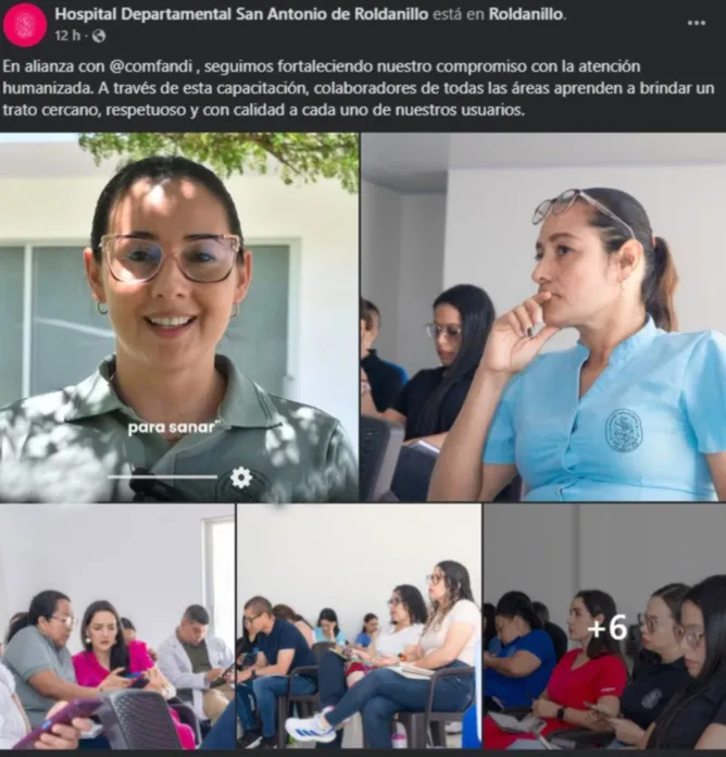 Capacitación con Comfandi