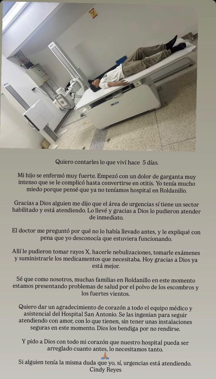 Testimonio de la comunidad
